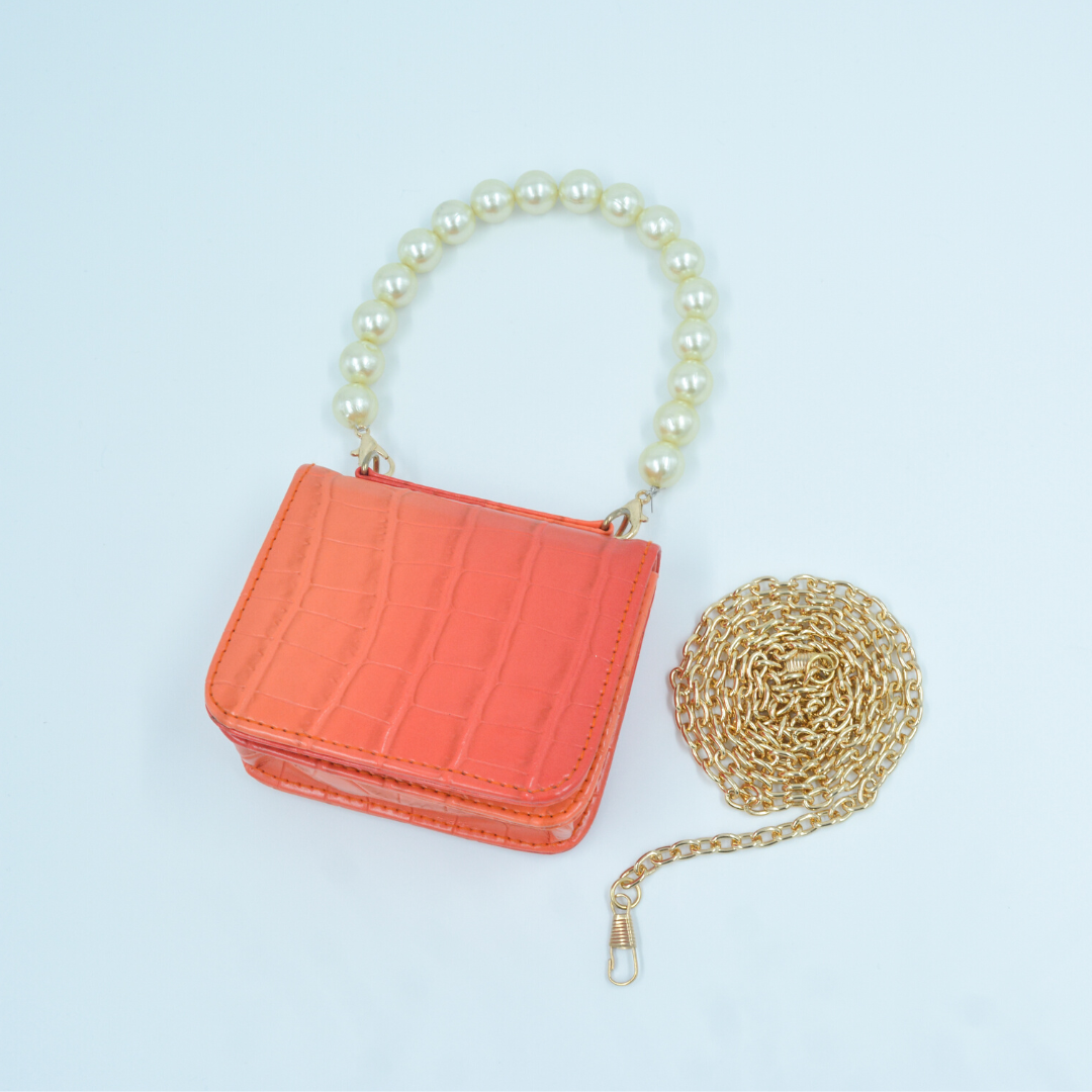Ombre Orange Monogram Bag