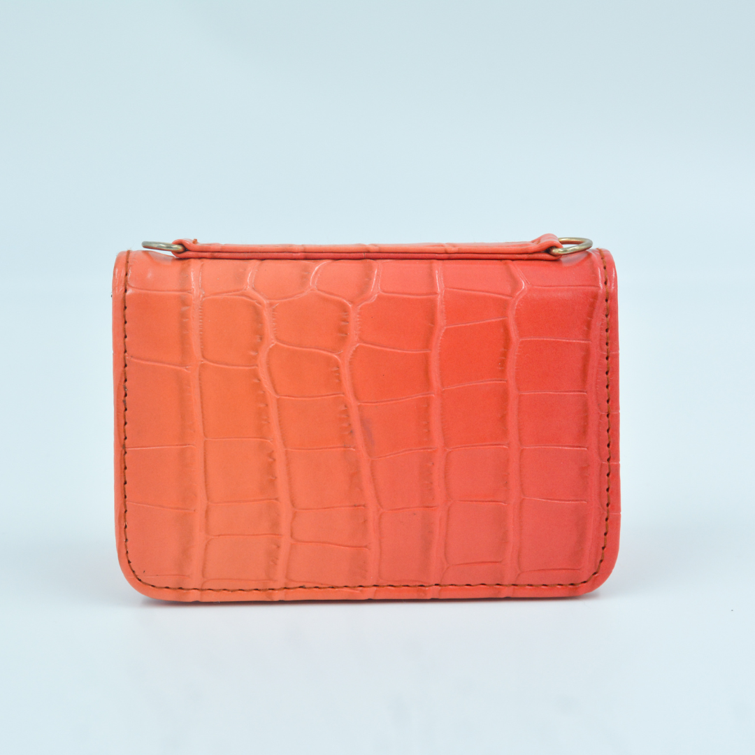 Ombre Orange Monogram Bag