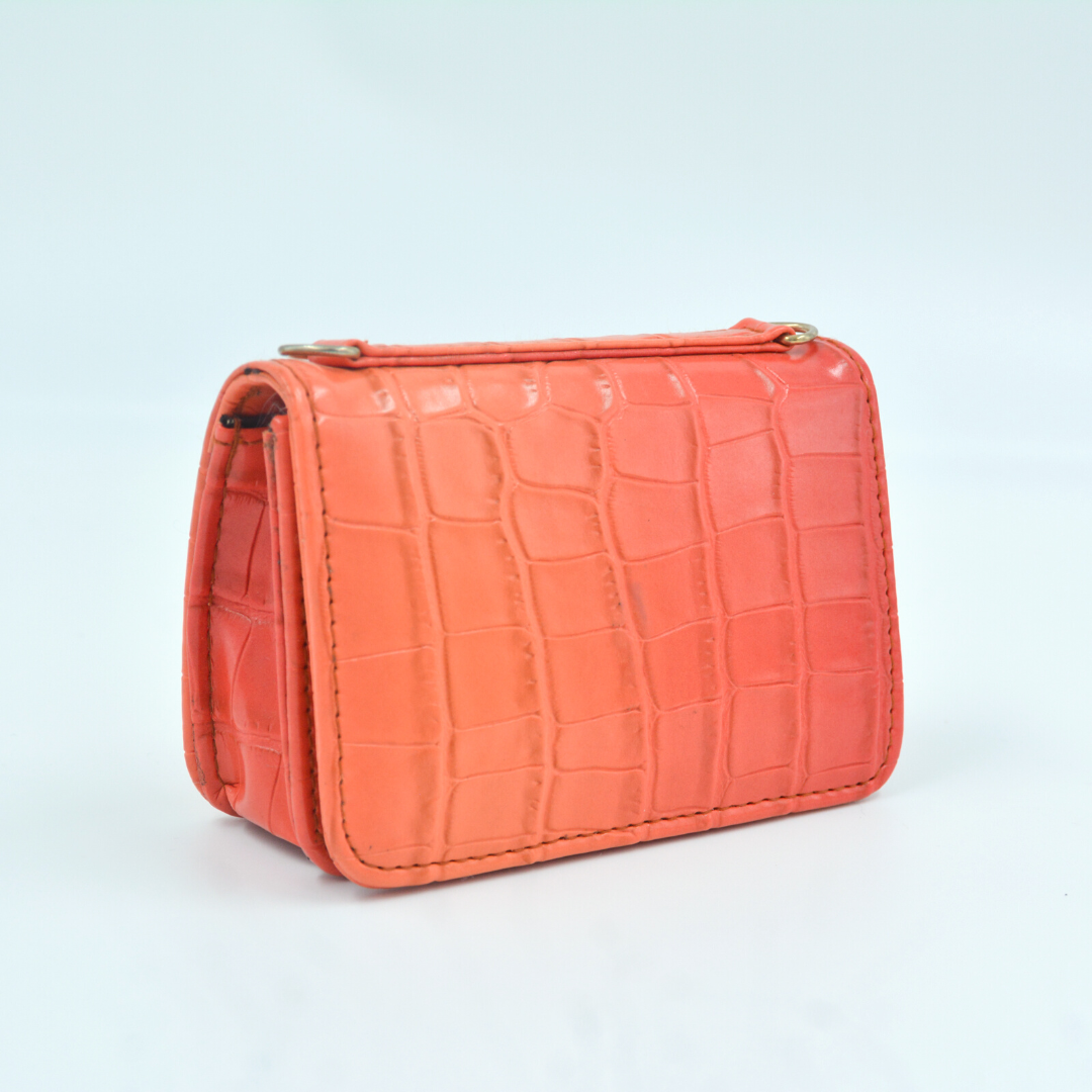 Ombre Orange Monogram Bag