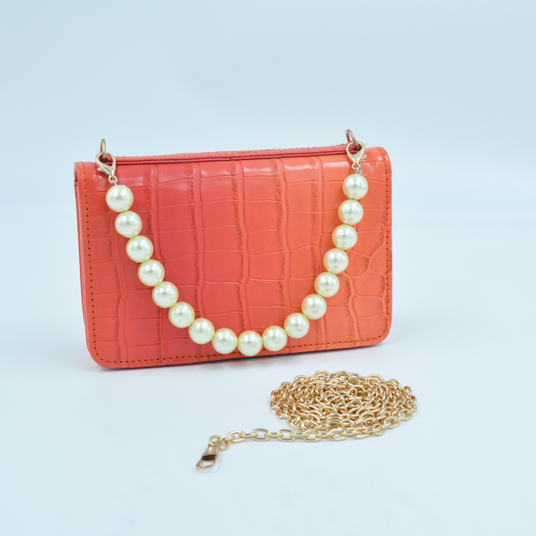 Ombre Orange Monogram Bag