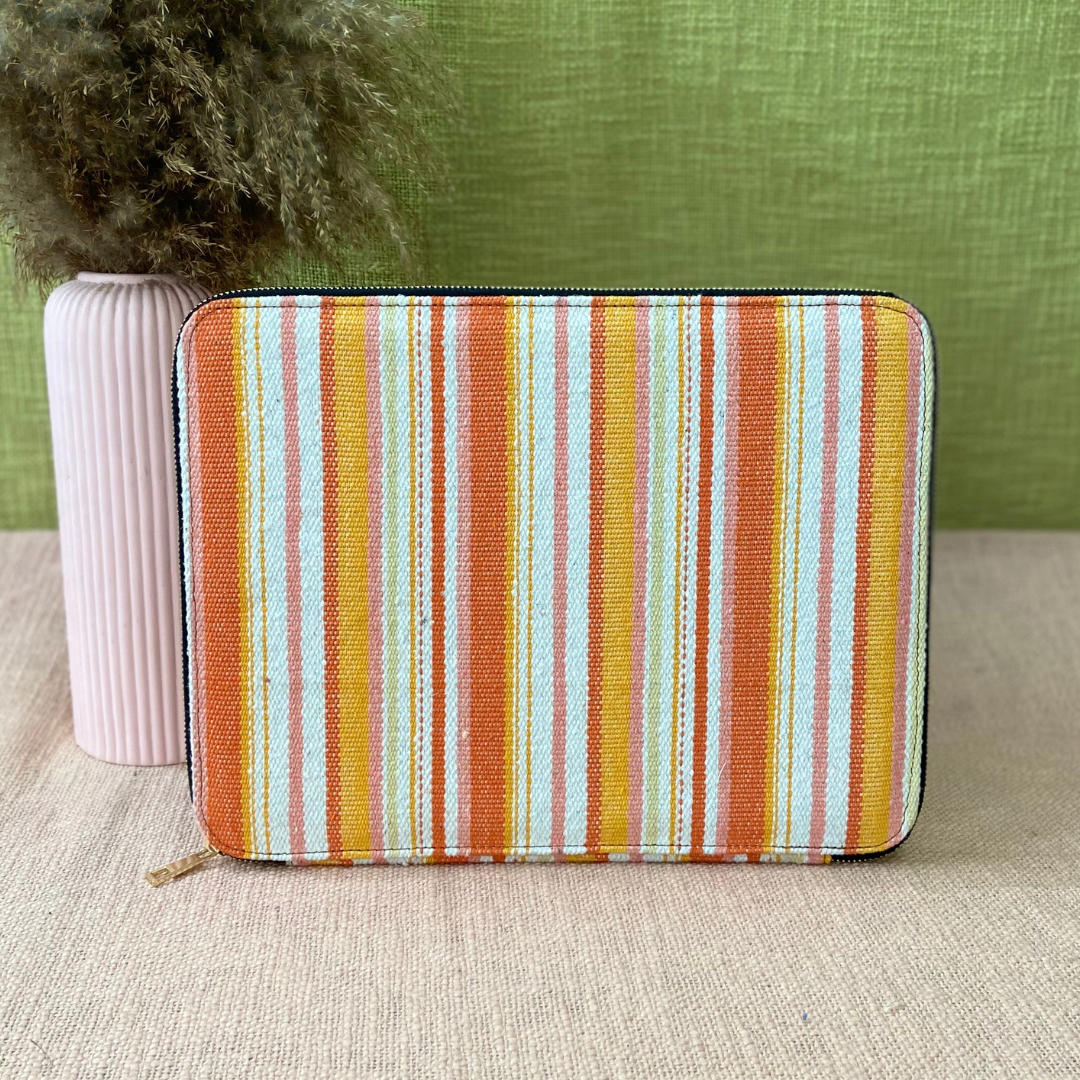 Orange Lines Stirpes Laptop Sleeves