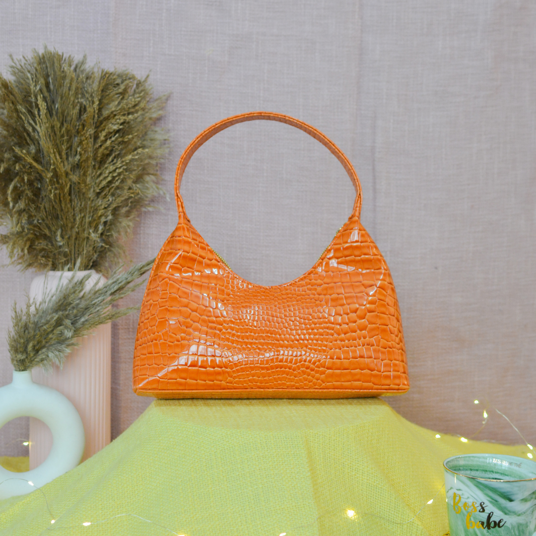 Orange Shoulder  Bag