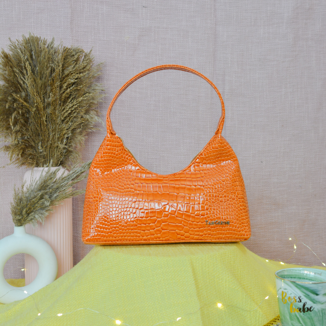 Orange Shoulder  Bag