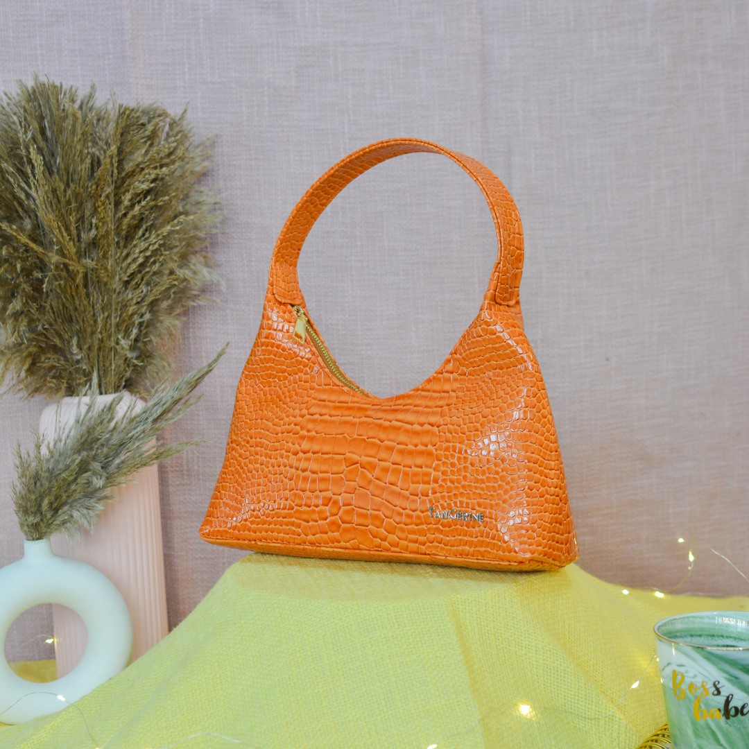Orange Shoulder  Bag