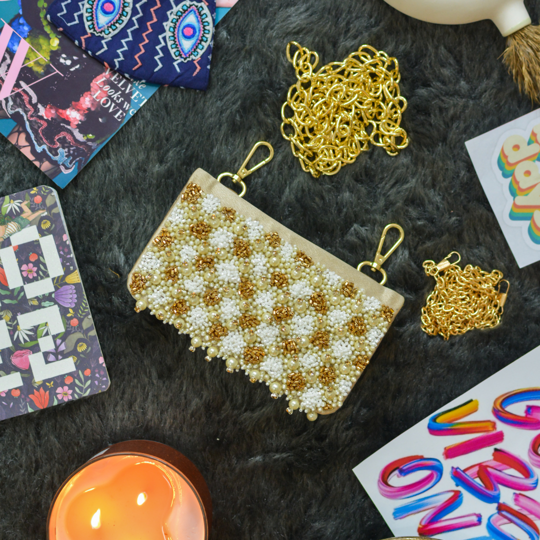 Pearl Cluster Work Waist Bag