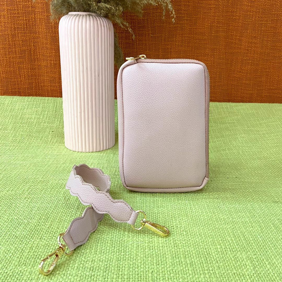 Pink Pouch + Pink with Purple Pop Pochette Belt