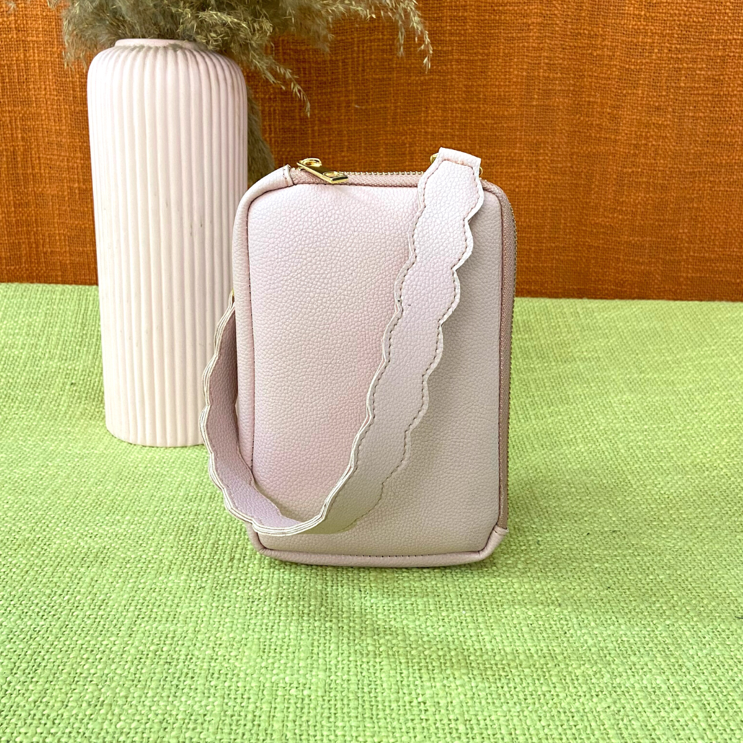 Pink Pouch + Pink Plain Pochette Belt