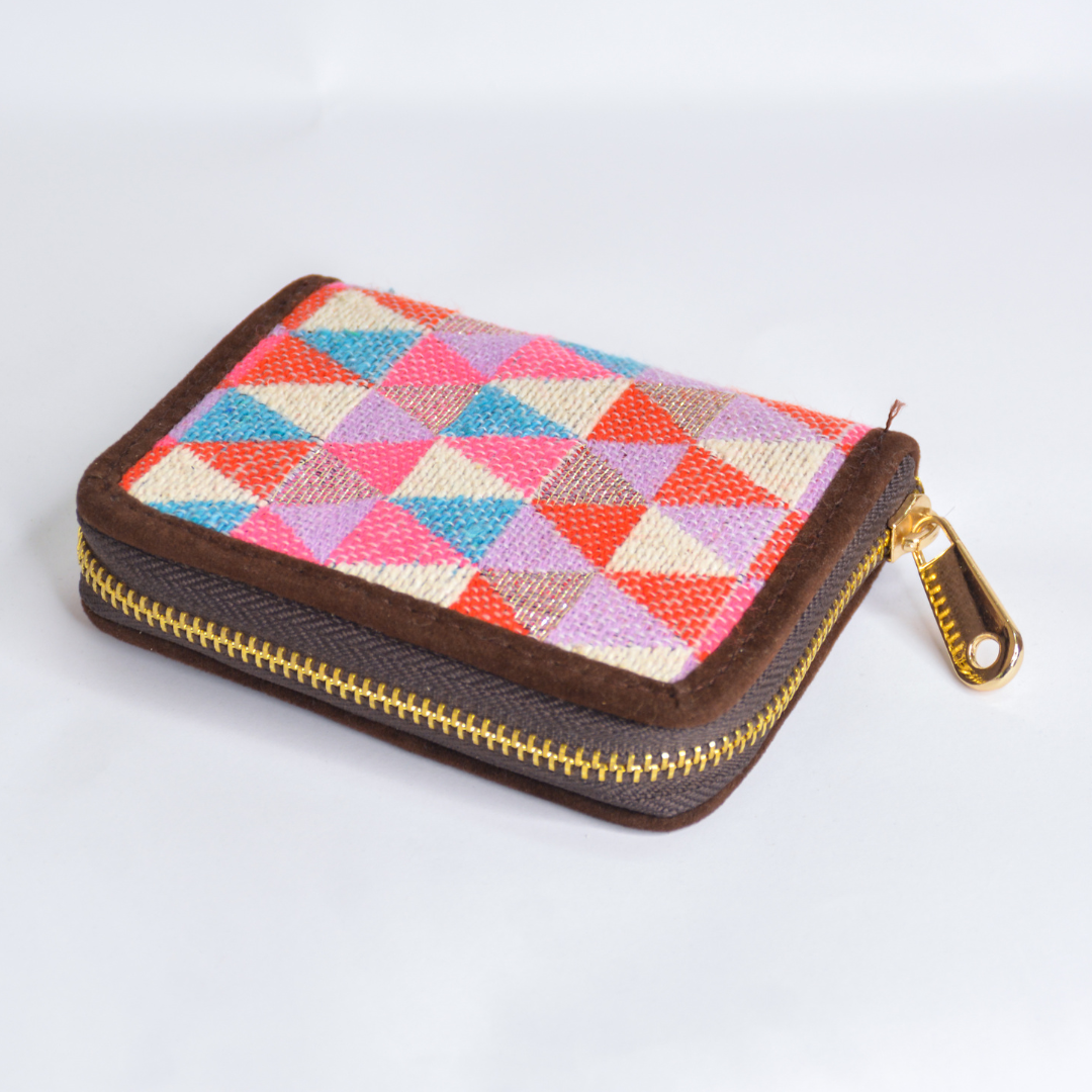 Pink Triangle Mini Wallet