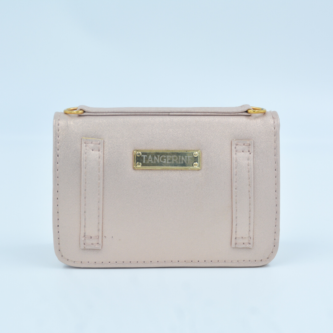 Rosegold Non-Textured Monogram Bag