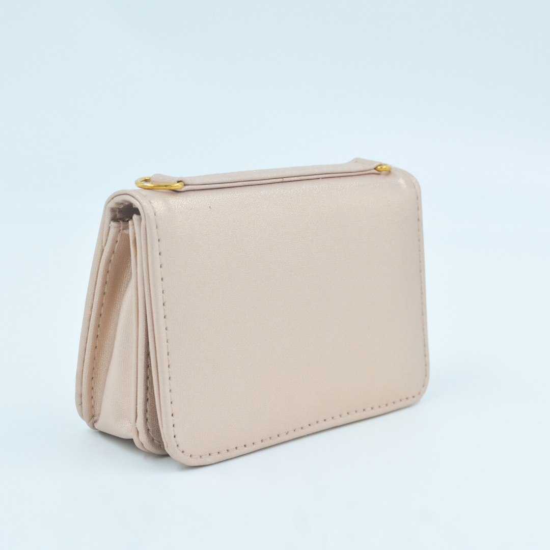 Rosegold Non-Textured Monogram Bag