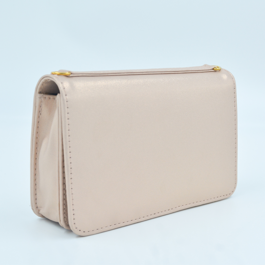 Rosegold Non-Textured Monogram Bag