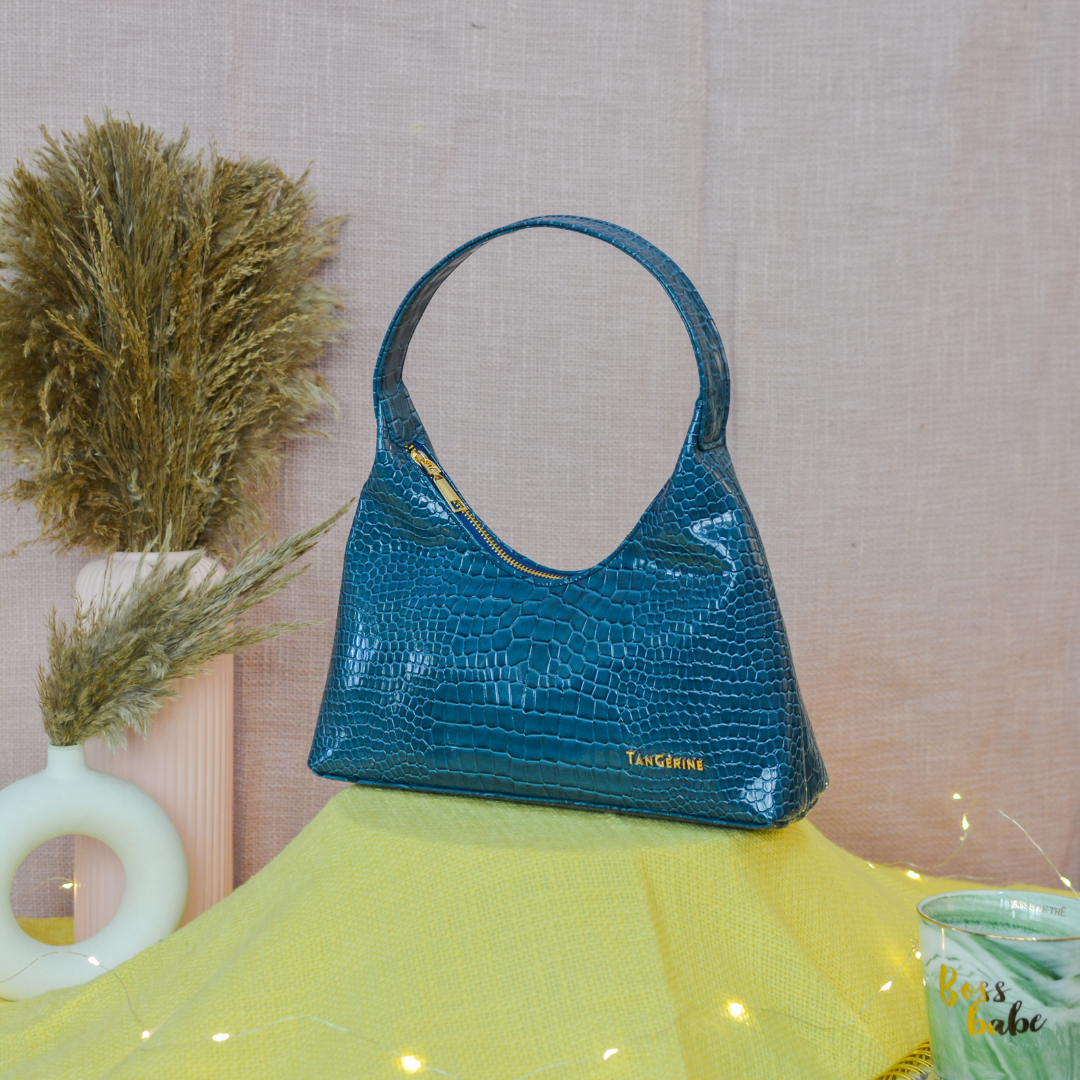 Sea Blue Shoulder Bag