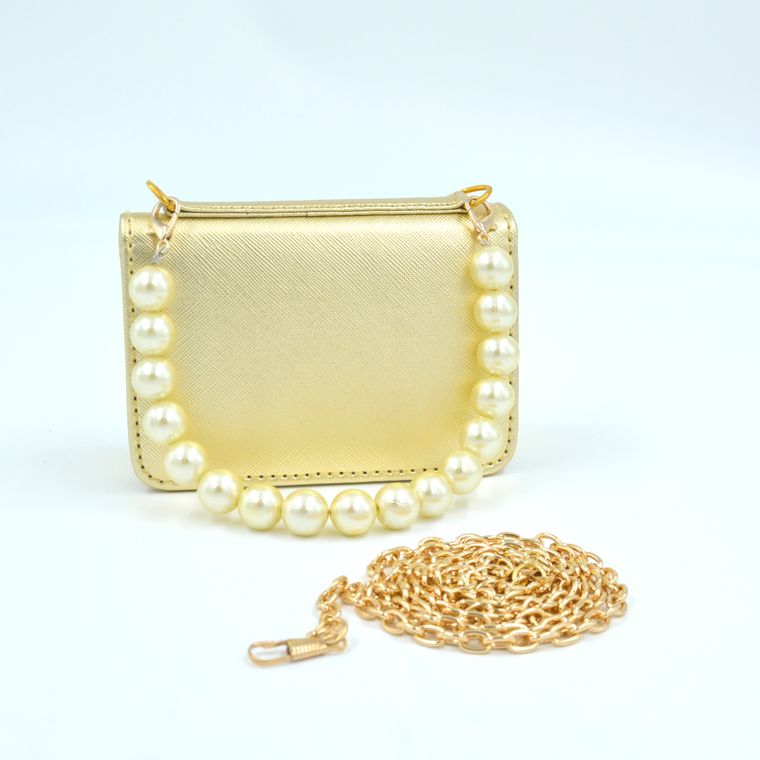 Dark Gold Monogram Bag