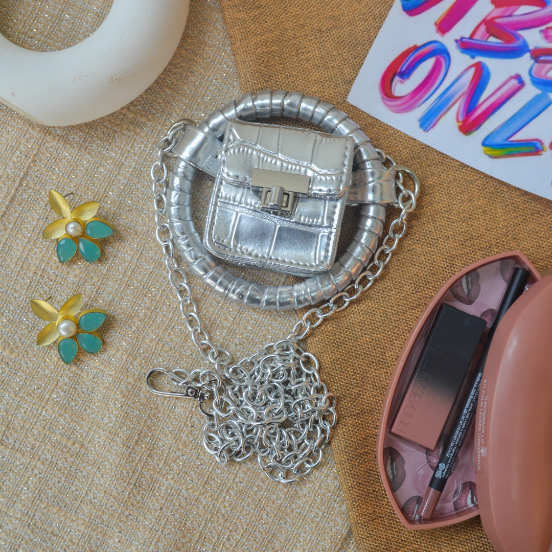 Silver Croc Ring Small