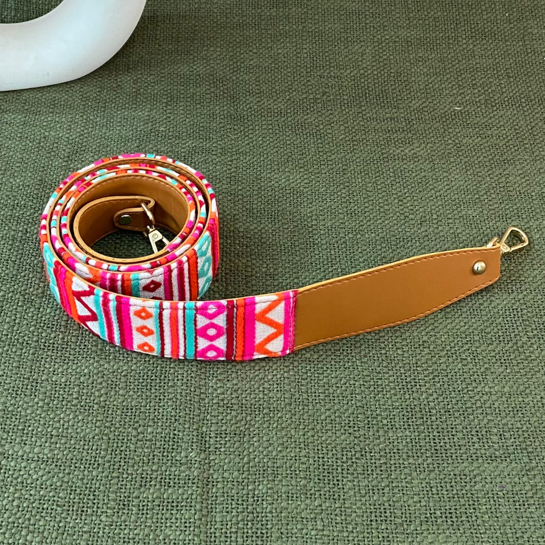 Tan Boho Shoulder Strap