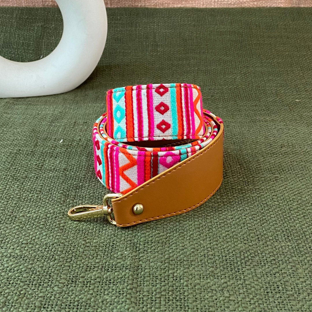 Tan Boho Shoulder Strap