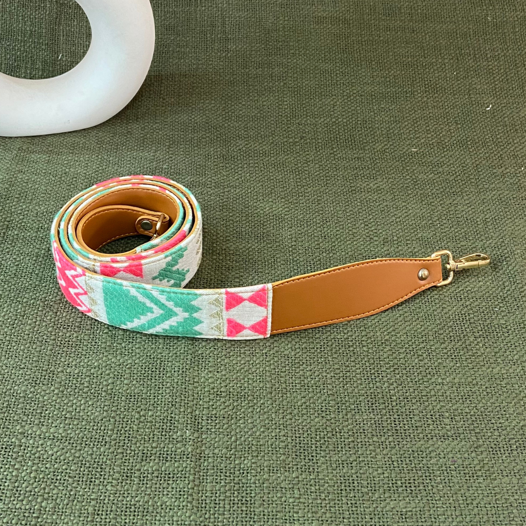 Tan Neon Shoulder Strap