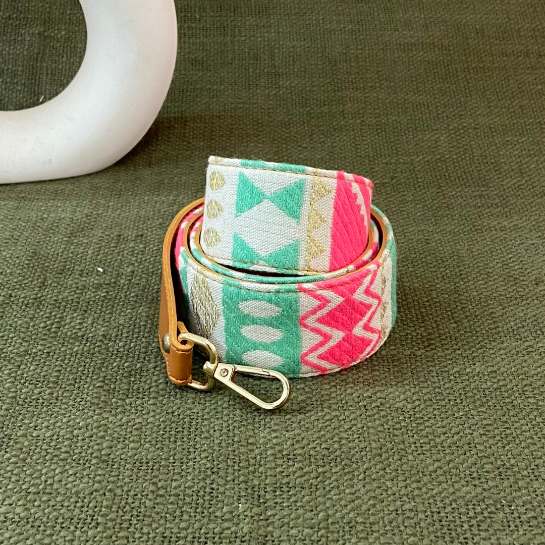 Tan Neon Shoulder Strap