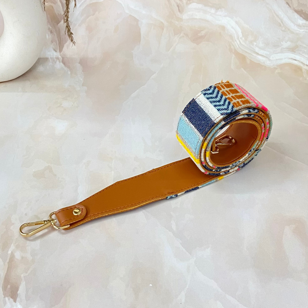 Tan Vibrant Shoulder Strap