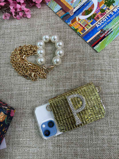 Gold Mirror Phone Sling