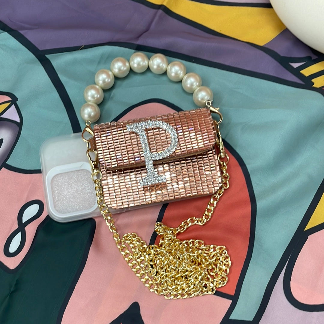 ROSE GOLD MIRROR PHONE SLING