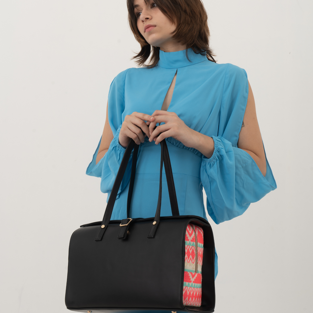 Black with Neon Leera 14inch Bag