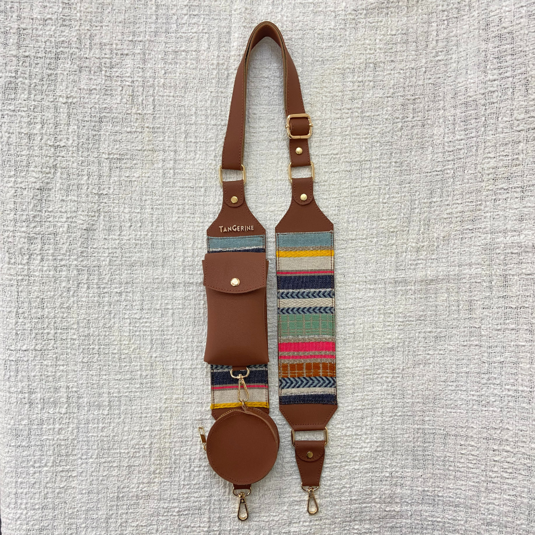 Tan Vibrant Pochette only Belt