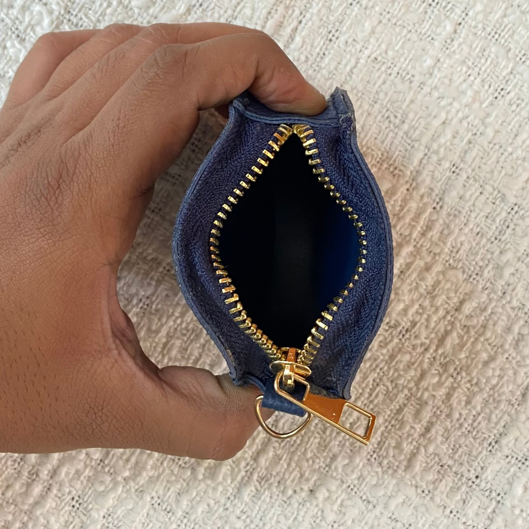 Blue Eva + Blue Plain Pochette Belt