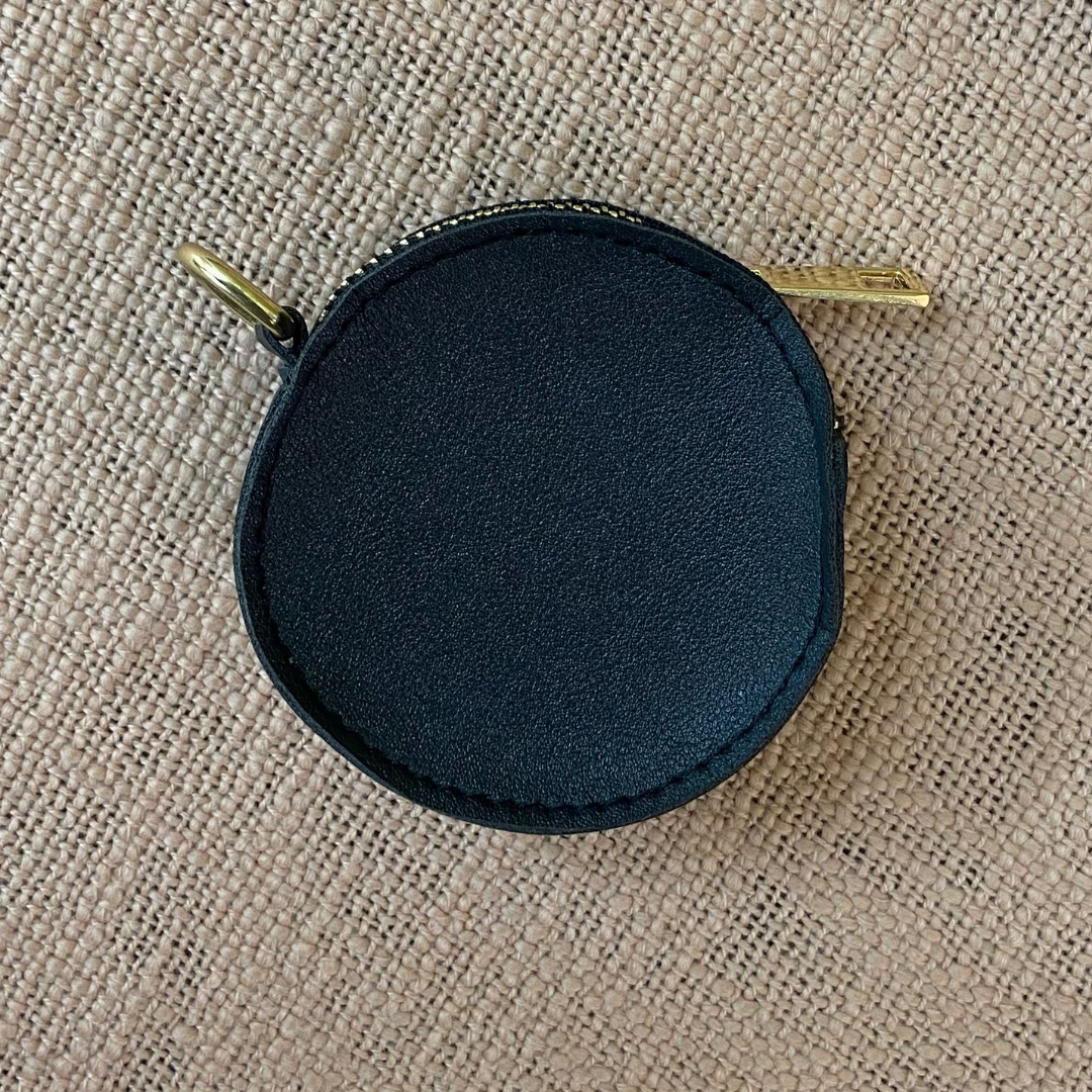 Black Pouch + Black with Multi-Color Diamond Pochette Belt.