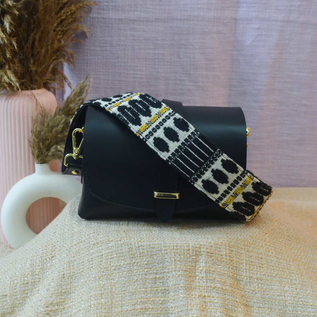 Black Eva Bag with Black Bullet Belt.