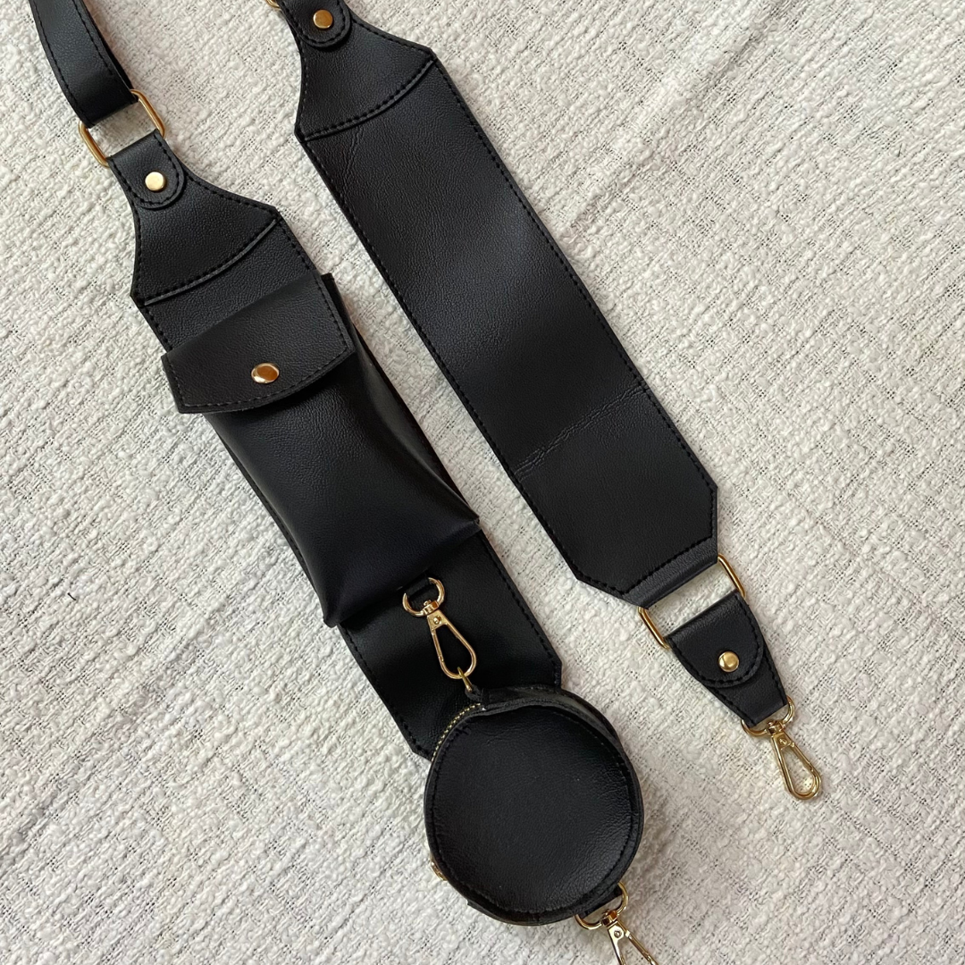 Black Plain Pochette only Belt
