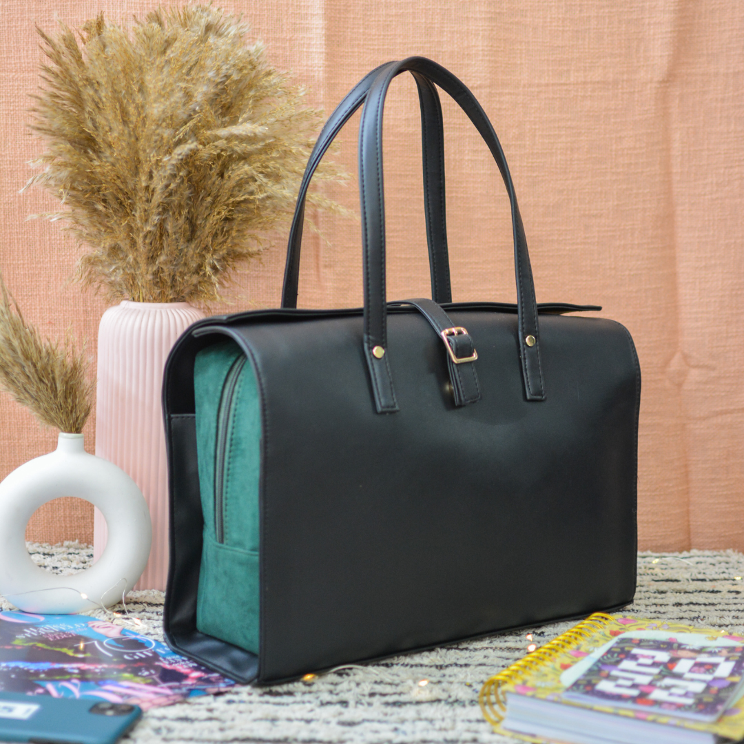 Black &amp; Green Swede Leera 16inch Bag