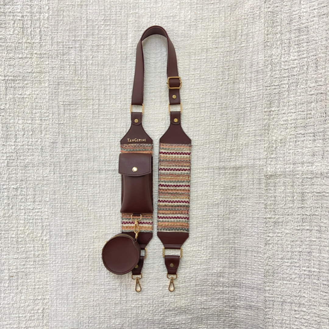 Brown Tribal Pochette Belt only