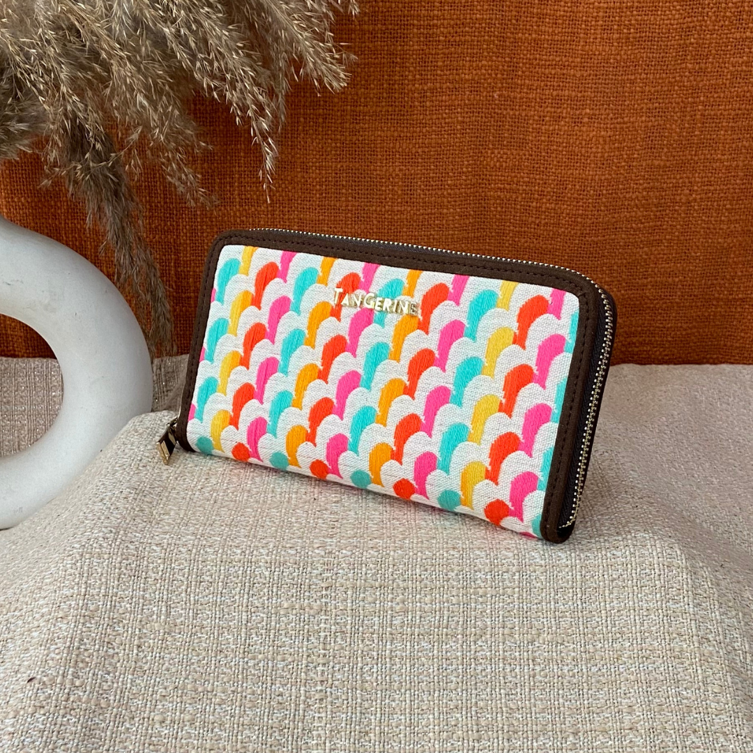 Colorful Wave Big Wallet