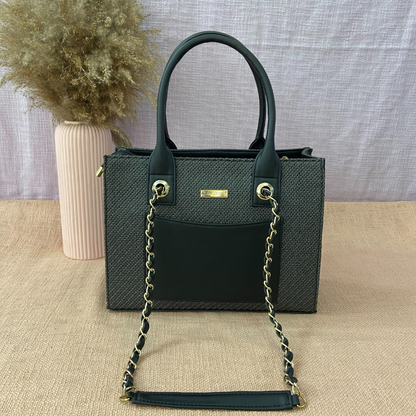 Grey Chain Tote 12inch