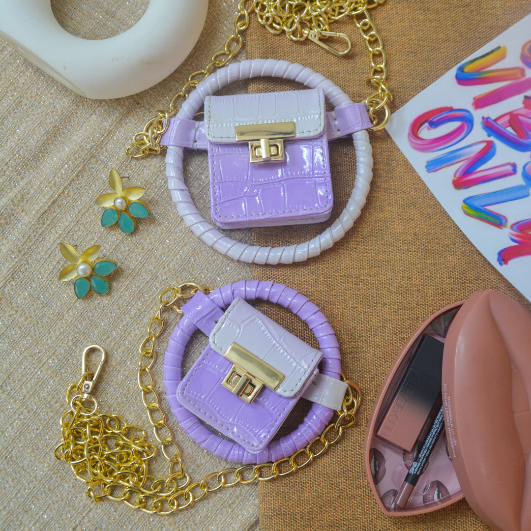 Lavender Ombre Ring Small & Big Combo