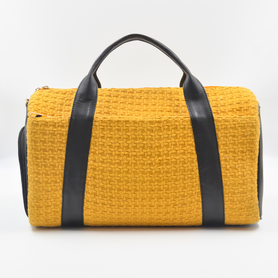 Mustard Yellow Duffle Bag