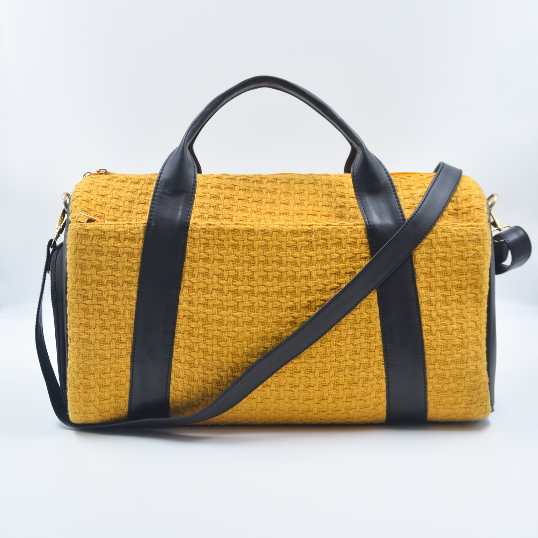 Mustard Yellow Duffle Bag
