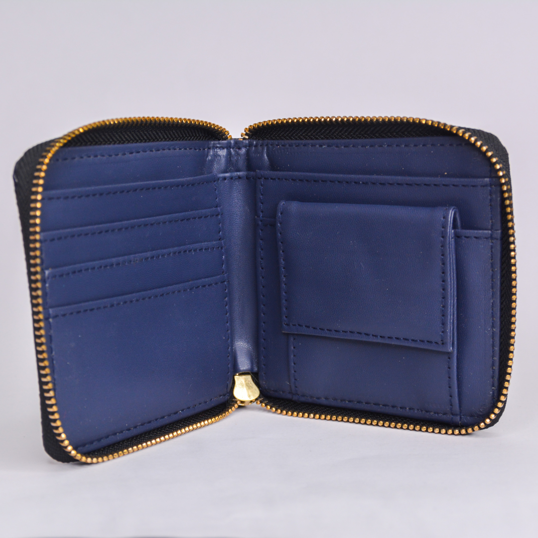 Navy Blue Mini Wallet
