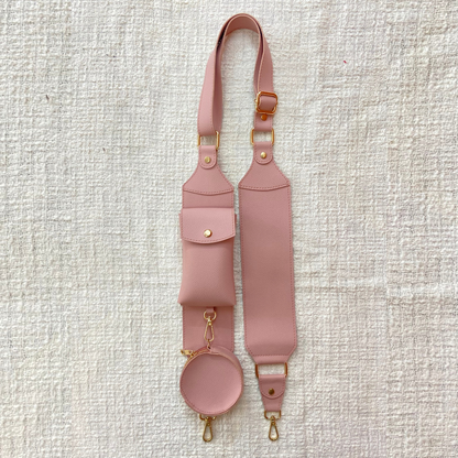 Pink Plain Pochette only Belt