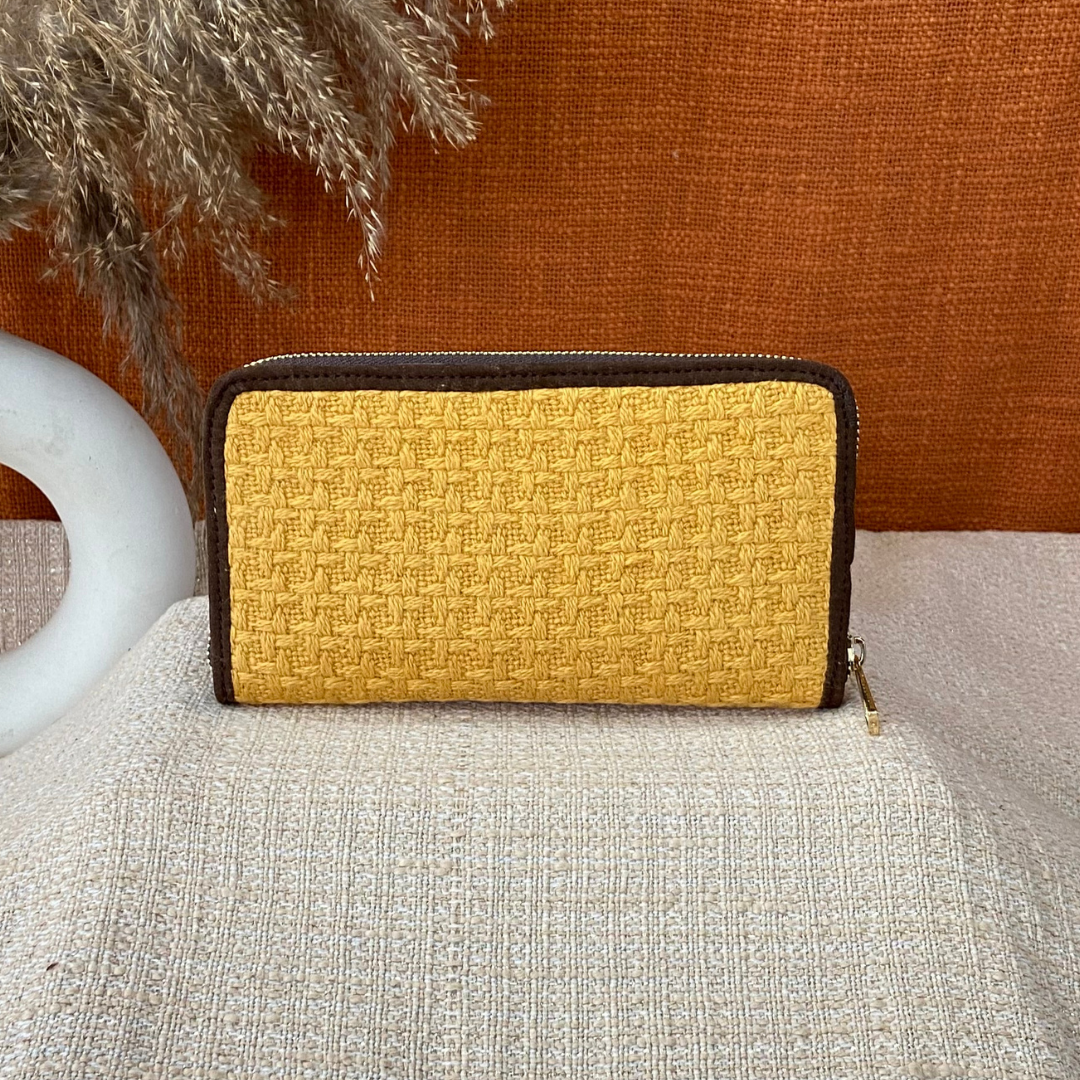 Mustard yellow wallet outlet